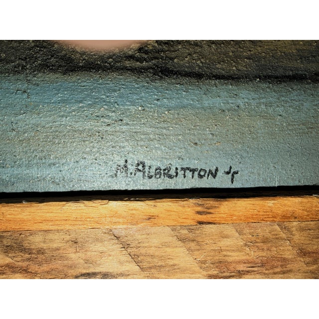 Presenting a captivating and highly unique original landscape painting by Southern Appalachian artist Marshall "Gene"...