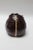Vintage Matte-Glaze Cordovan Crimped Ceramic Vase For Sale - Image 4 of 13