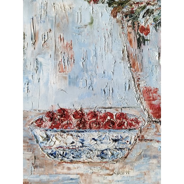 Rose "The Roses" Contemporary Original Expressionist Still Life Painting For Sale - Image 8 of 8