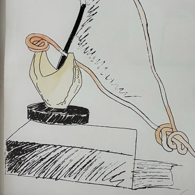 Andy Warhol 1970s Andy Warhol Signed Hand-Colored Screenprint For Sale - Image 4 of 10