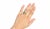 This 18K Gold Duo Bypass Ring Set features numerous brilliant round diamonds totaling 0.30 carats, along with one oval...
