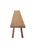 Wood Solid Teak Wood Bench With Hand-Hewn Detailing and Sculptural Leg Form For Sale - Image 7 of 7