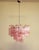 Tronchi Chandeliers with 36 Pink Glasses in the Style of Toni Zuccheri, Murano, 1990, Set of 4 For Sale - Image 11 of 13