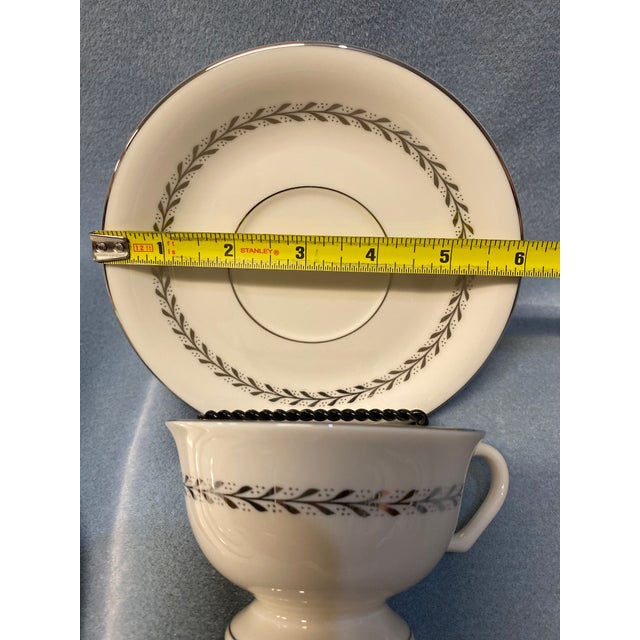 1970s Pickard Silver Wreath 5-Piece Place Setting Pattern 1098 For Sale - Image 12 of 18