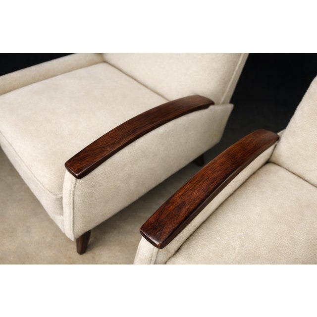 Pair of Brazilian Rosewood Lounge Armchairs by Liceu De Artes E Ofícios, Brazil, 1960s For Sale - Image 11 of 18