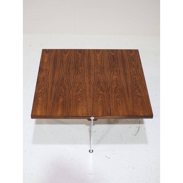 Coffee Table in Rosewood and Steel by Sven Ellekær for Søren Willadsen Møbelfabrik, Denmark, 1960s For Sale - Image 6 of 11