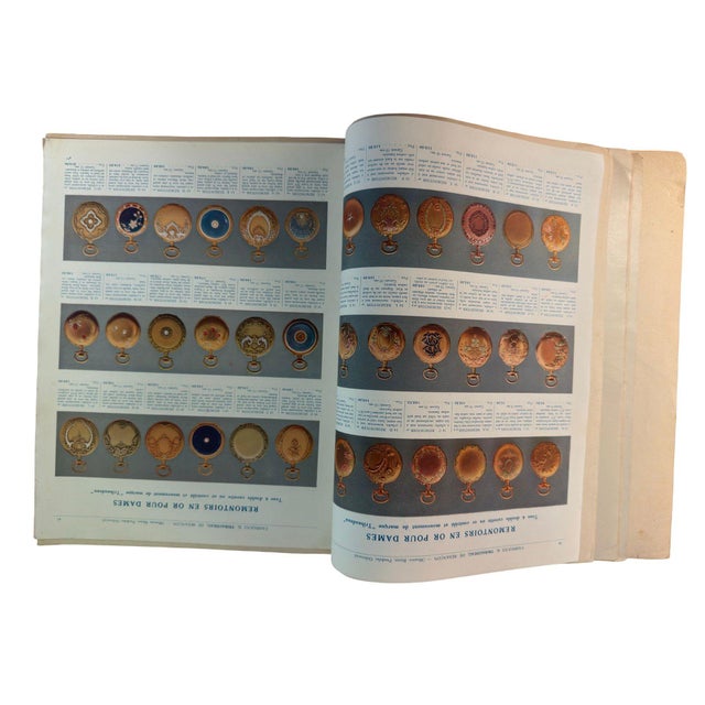 Antique French Decorative Ornament, Arts, Jewelry, Clocks & Metalwork Catalog, Fabriques G. Tribaudeau, Besançon, 1913–1914 For Sale - Image 9 of 12