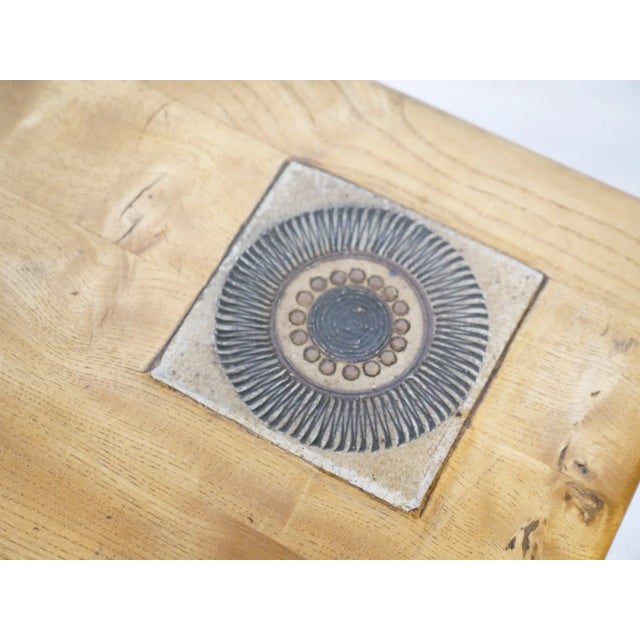 Mid-Century Elm Coffee Table, Germany, 1960s For Sale - Image 6 of 7