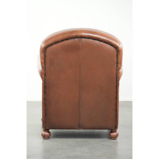 Club Chair in Sheepskin Leather For Sale - Image 4 of 13