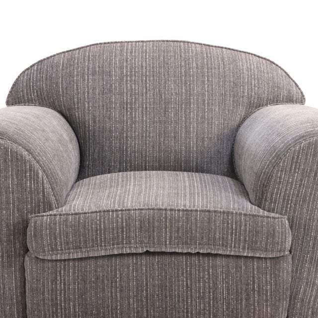 A Large Pair of Art Deco Upholstered Club Chairs, in the Manner of Jean Royere, C. 1935. For Sale - Image 9 of 9