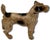 Very Rare Oversize 1930s Hubley #387 Standing Full Figure Fox Terrier Cast Iron Dog Doorstop - 10 Inches Tall X 12 Inches Long For Sale In Boston - Image 6 of 18