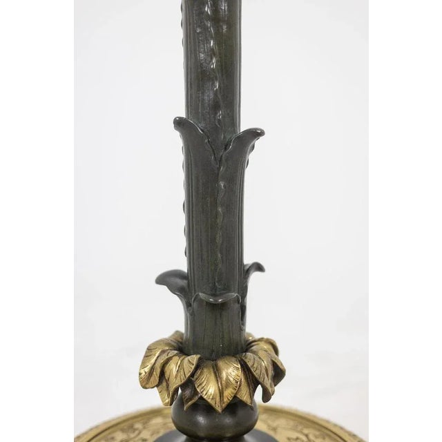 Restoration Style Floor Lamp in Bronze, 1900s For Sale - Image 5 of 13