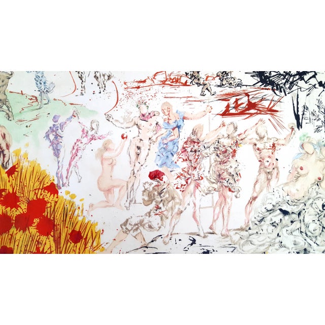 Salvador dali - don quichotte - original lithograph joseph foret, paris, 1957 printer : atelier mourlot. - signature :...