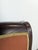 Restoration Mahogany Armchair with Curved Armrests and Orange Fabric For Sale - Image 9 of 10