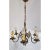 Six-Light Metal Chandelier, 1950s For Sale - Image 4 of 7