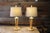 1950s 1950s Heywood-Wakefield Bamboo Style Table Lamps | Pair of Mid Century Modern Wood Lamps For Sale - Image 5 of 18