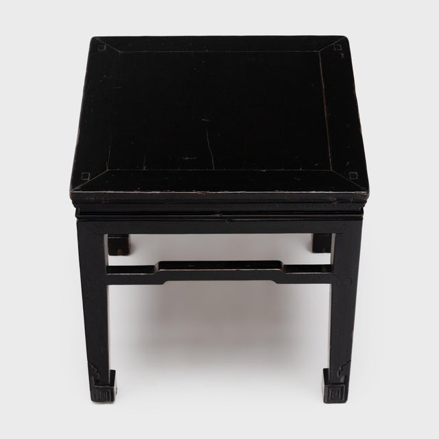 Chinese Chinese Ruyi Foot Square Table, C. 1880 For Sale - Image 3 of 6