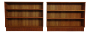 Freestanding Teak Bookcase, Denmark, 1960s