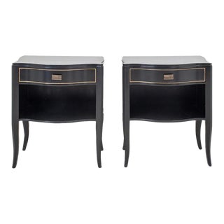 Hollywood Regency "Elise" Henredon Night Stands - Set of 2 For Sale