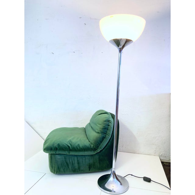 Silver Space Age Floor Lamp by Franco Bresciani for Harveiluce Iguzzini, 1970s For Sale - Image 8 of 14