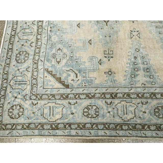 Ivory Galerie Shabab Collection Mid-20th Century Persian Veece Small Room Size Carpet For Sale - Image 8 of 10