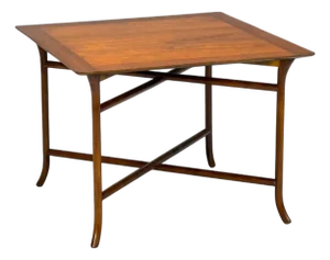 T.H. Robsjohn-Gibbings, American Modern, Walnut, Side Table, Usa, 1960s