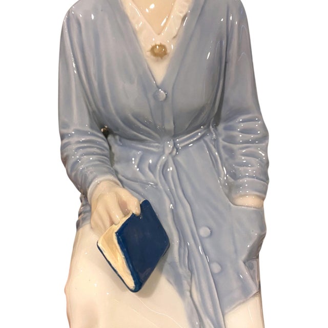 Bing & Grondahl B&g #1938 Graduate Student Nurse Porcelain Figurine 11.75" Gift For Sale In San Francisco - Image 6 of 12