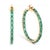 Emerald 5.20 cts Natural Zambian emerald earrings in 14k gold For Sale - Image 8 of 18