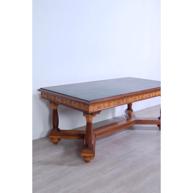 Marble-Topped Table, Brianza, Italy, 1940s For Sale - Image 9 of 18