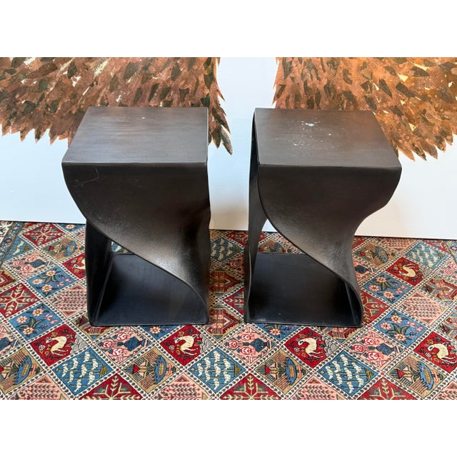 Bernhardt Interiors Vika Side Tables, Pair For Sale - Image 10 of 12