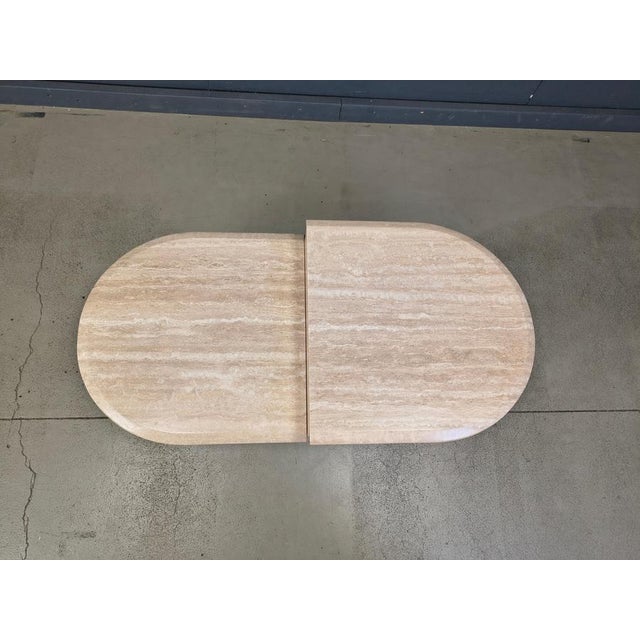 Vintage Travertine Coffee Tables, 1970s, Set of 2 For Sale - Image 3 of 12
