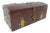 Lacquered Wooden Box with Studs, Italy, 1950s For Sale