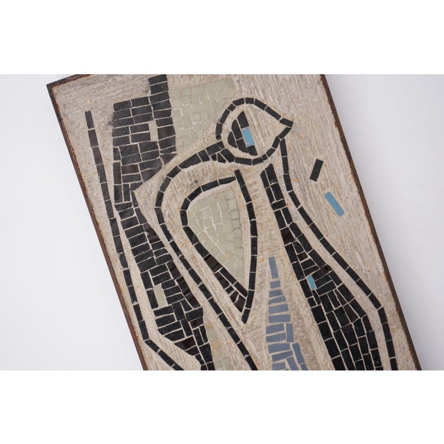 1960s Mid-Century Modern Mosaic Wall Plate by R. Zimmermann for Ritter, 1950s For Sale - Image 5 of 13