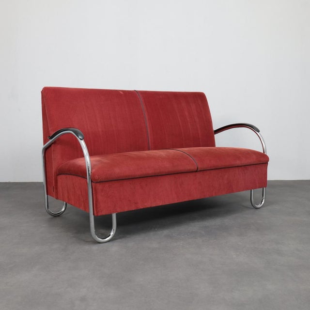 Model 444 Bauhaus Sofa by W.H. Gispen, 1990s For Sale - Image 10 of 10