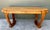 Vintage Art Deco Scalloped Edge Burl Wood Center Hall Table For Sale - Image 14 of 14