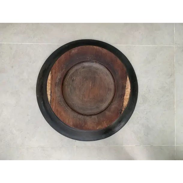 1950s Large Lombok Tribal Tray / Bowl 'Dulang' / Small Table For Sale - Image 6 of 9