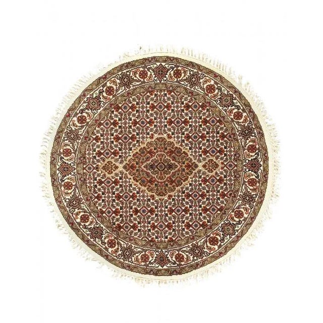 2020s Tabriz Mahi Design Silk & Wool Rug For Sale - Image 4 of 4