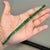 Green Statement 30.46ct Natural Emerald Vintage Tennis Bracelet in 18k Yellow Gold For Sale - Image 8 of 15