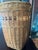 Vintage Tall Woven Split Reed Basket For Sale - Image 4 of 12
