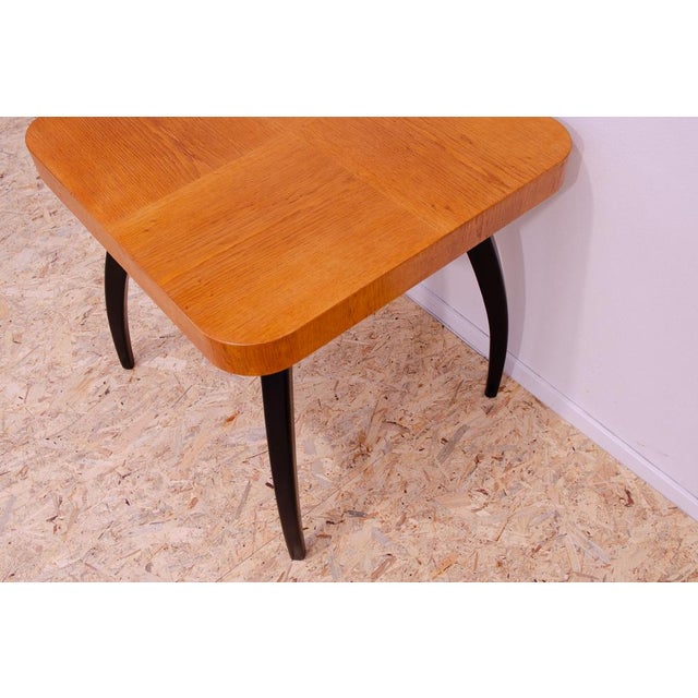 Wood Spider Table H 259 by Jindřich Halabala, 1930s For Sale - Image 7 of 17