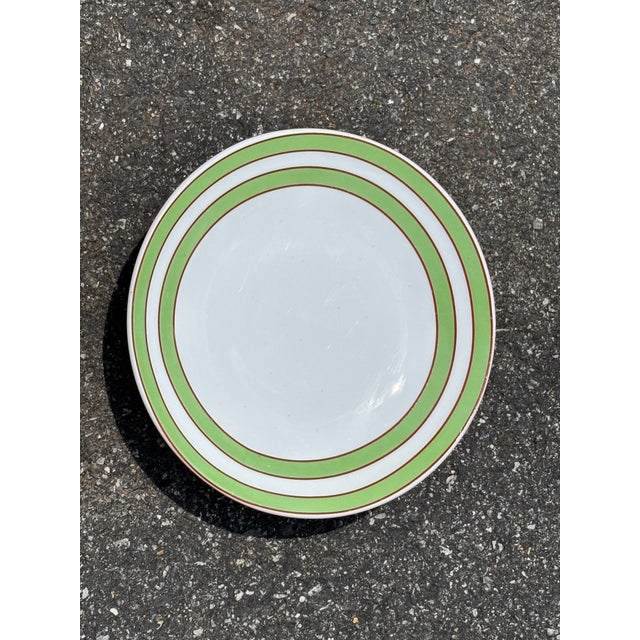 Ceramic Mid 20th Century Mid-Century Modern English Market Pedestal Cake Plate / Platter For Sale - Image 7 of 10