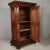 Wood Antique Frankfurt Wave Cabinet in Oak, 1750 For Sale - Image 7 of 18