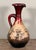 Hand Thrown Red and Black Studio Pottery Pitcher Vase With Rustic Glaze For Sale In Providence - Image 6 of 7
