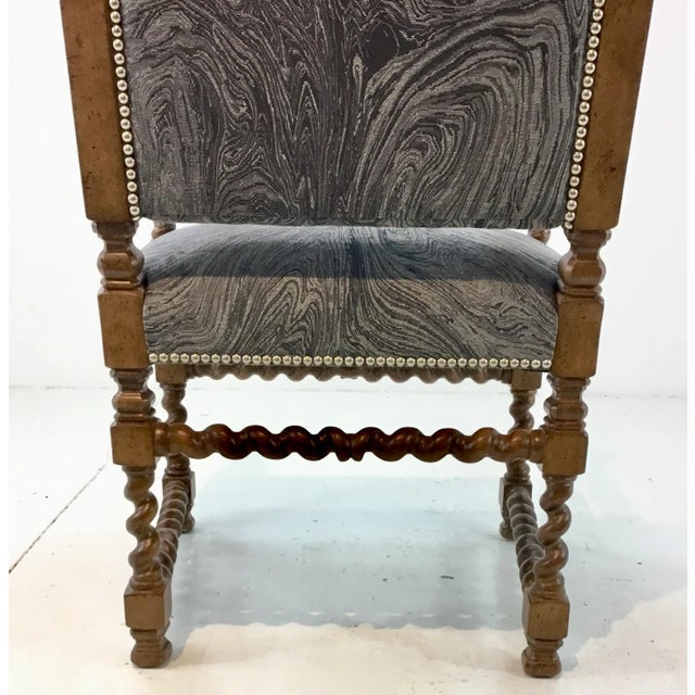 Currey & Co. Transitional Madrid Chairs Pair For Sale In Atlanta - Image 6 of 7
