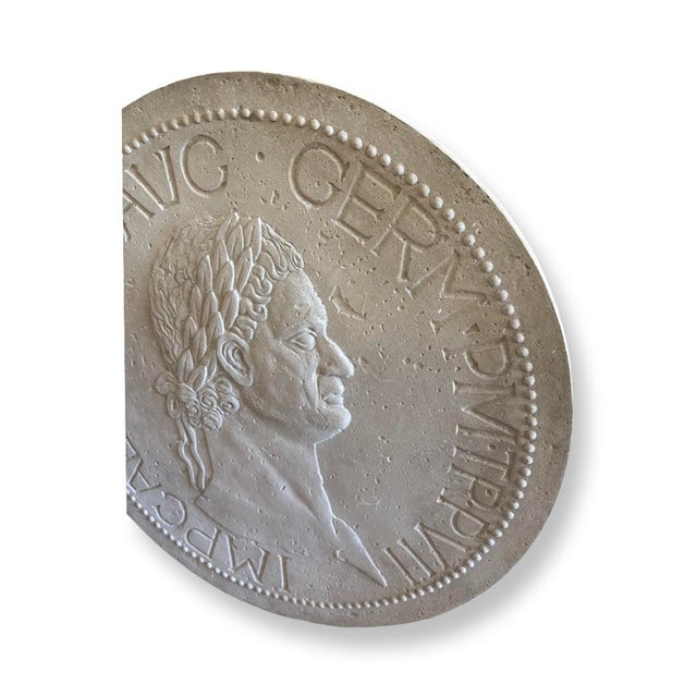 Grand Tour Vintage Italian Plaster Grand Tour of the Roman Emperor. For Sale - Image 3 of 8