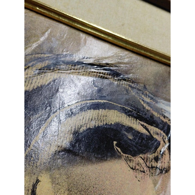 Framed Signed J. Akston "Primordial Chaos" Mixed Media on Board For Sale - Image 13 of 15