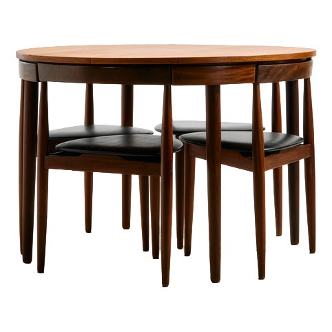 Teak Dining Set by Hans Olsen for Frem Røjle, 1950s, Set of 5 For Sale