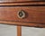 19th C. English Regency Bow Front Side Table or Small Desk For Sale - Image 17 of 18