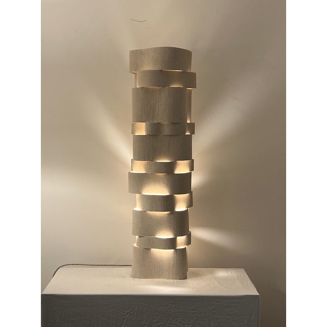 Contemporary TOO 60 Sculptural Ceramic Floor Lamp by Katia Langeard For Sale - Image 3 of 8
