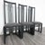 Tris Wooden Throne Chairs by Giorgetti, 1980s, Set of 3 For Sale - Image 9 of 18